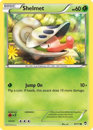 Shelmet (8) [XY - Furious Fists]