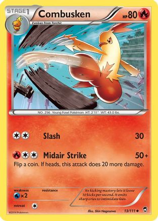 Combusken (13) [XY - Furious Fists] Reverse Holofoil