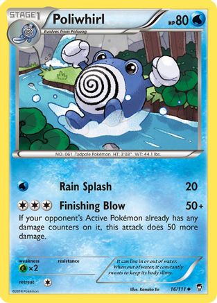 Poliwhirl (16) [XY - Furious Fists]