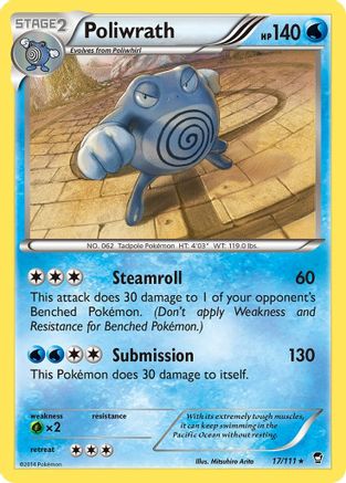 Poliwrath (17) [XY - Furious Fists] Holofoil