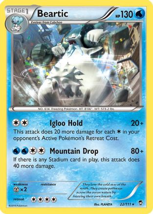 Beartic (22) [XY - Furious Fists]