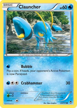 Clauncher (23) [XY - Furious Fists]