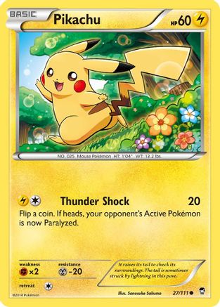 Pikachu (27) [XY - Furious Fists]