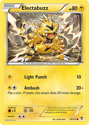 Electabuzz (29) [XY - Furious Fists] Reverse Holofoil