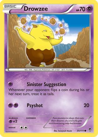 Drowzee (35) [XY - Furious Fists]