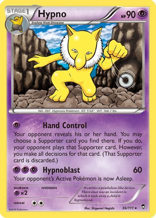 Hypno (36) [XY - Furious Fists] Reverse Holofoil
