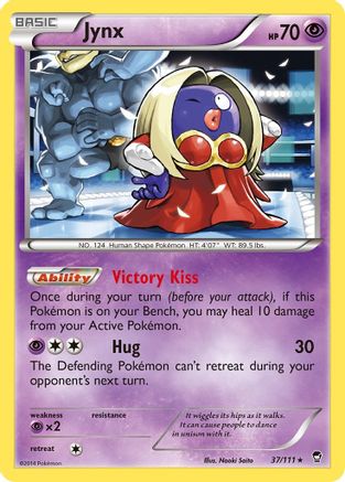 Jynx (37) [XY - Furious Fists] Reverse Holofoil