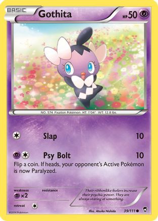 Gothita (39) [XY - Furious Fists] Reverse Holofoil