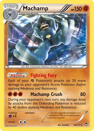Machamp (46) [XY - Furious Fists] Holofoil