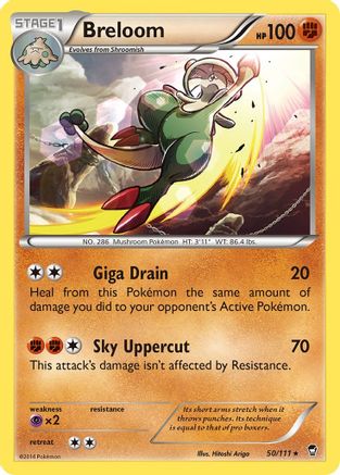Breloom (50) [XY - Furious Fists]