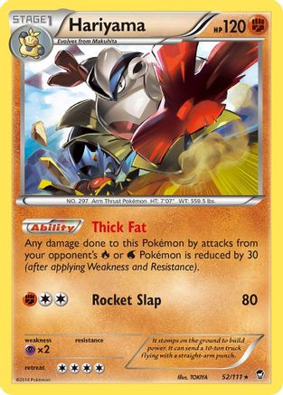 Hariyama (52) [XY - Furious Fists]