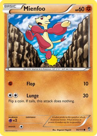 Mienfoo (56) [XY - Furious Fists]