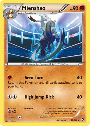 Mienshao (57) [XY - Furious Fists]
