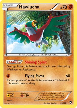 Hawlucha (63) [XY - Furious Fists] Reverse Holofoil