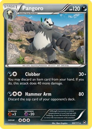 Pangoro (68) [XY - Furious Fists]