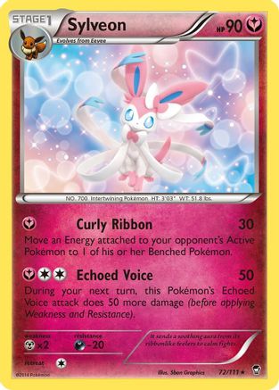 Sylveon (72) [XY - Furious Fists] Reverse Holofoil