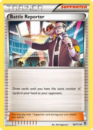 Battle Reporter (88) [XY - Furious Fists] Reverse Holofoil