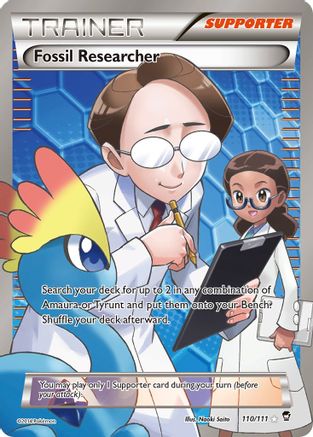 Fossil Researcher (110 Full Art) (110) [XY - Furious Fists] Holofoil