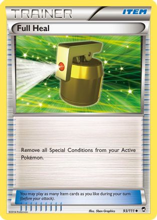 Full Heal (93) [XY - Furious Fists] Reverse Holofoil