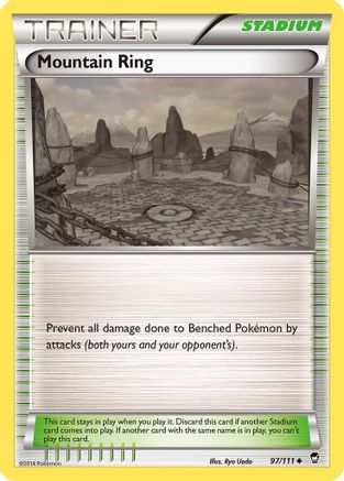 Mountain Ring (97) [XY - Furious Fists] Reverse Holofoil