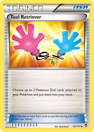 Tool Retriever (101) [XY - Furious Fists] Reverse Holofoil