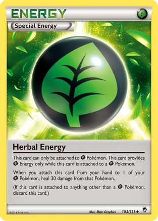 Herbal Energy (103) [XY - Furious Fists] Reverse Holofoil