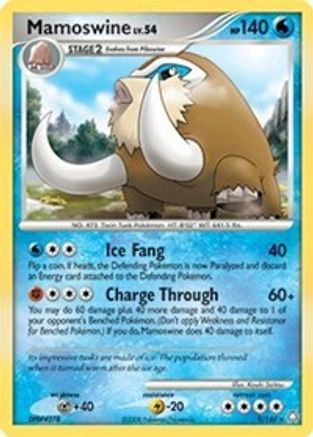 Mamoswine - 9/146 (DP Legends Awakened) (9) [Deck Exclusives]