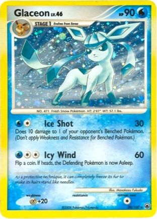 Glaceon - 20/100 (DP Majestic Dawn) (20) [Deck Exclusives] Holofoil