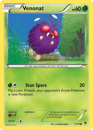 Venonat (1) [XY - Phantom Forces]