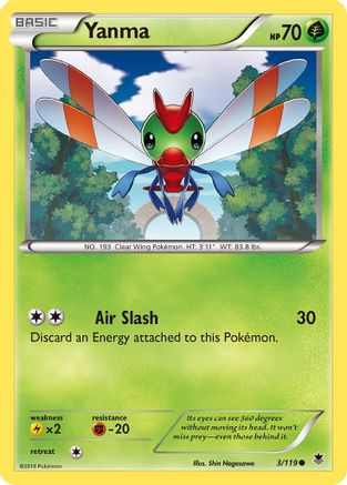 Yanma (3) [XY - Phantom Forces] Reverse Holofoil