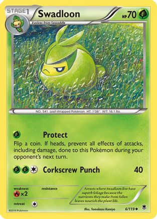 Swadloon (6) [XY - Phantom Forces] Reverse Holofoil