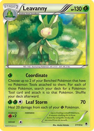 Leavanny (7) [XY - Phantom Forces] Reverse Holofoil