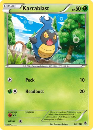 Karrablast (8) [XY - Phantom Forces]