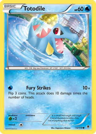 Totodile (15) [XY - Phantom Forces]