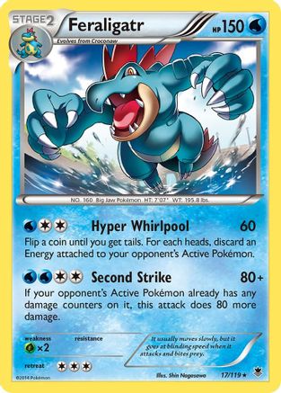 Feraligatr (17) [XY - Phantom Forces] Reverse Holofoil