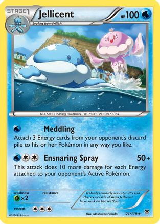 Jellicent (21) [XY - Phantom Forces]