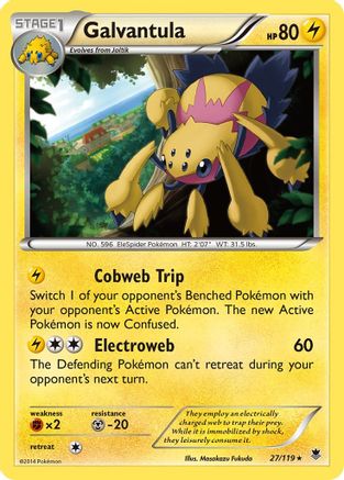 Galvantula (27) [XY - Phantom Forces] Reverse Holofoil