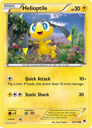 Helioptile (29) (29) [XY - Phantom Forces]