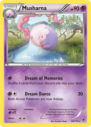 Musharna (40) [XY - Phantom Forces] Reverse Holofoil