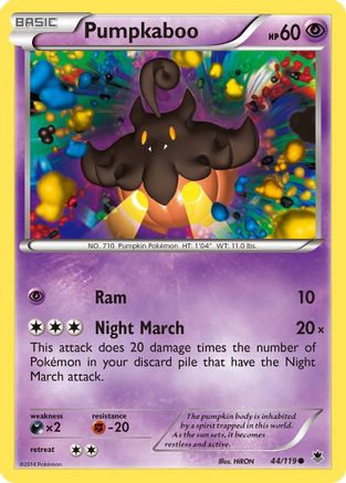 Pumpkaboo (44) [XY - Phantom Forces] Reverse Holofoil