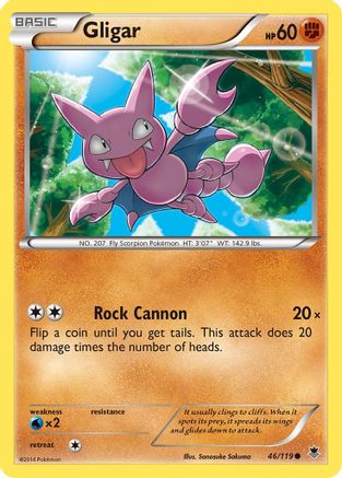 Gligar (46) [XY - Phantom Forces] Reverse Holofoil