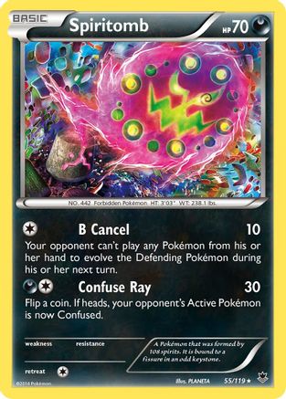 Spiritomb (55) [XY - Phantom Forces] Reverse Holofoil