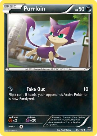 Purrloin (56) [XY - Phantom Forces] Reverse Holofoil