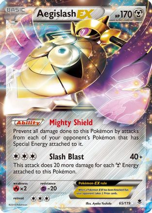 Aegislash EX (65) [XY - Phantom Forces] Holofoil