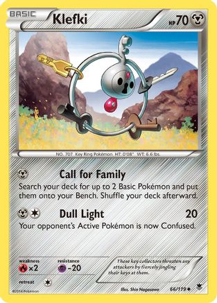 Klefki (66) [XY - Phantom Forces] Reverse Holofoil