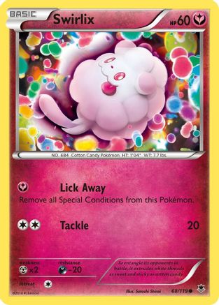 Swirlix (68) [XY - Phantom Forces] Reverse Holofoil