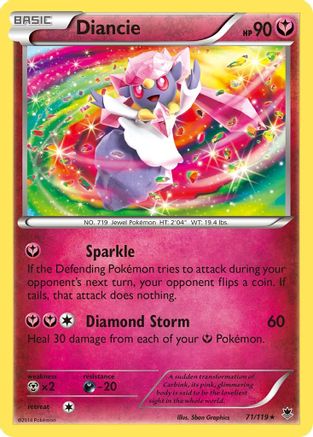 Diancie (71) [XY - Phantom Forces] Holofoil