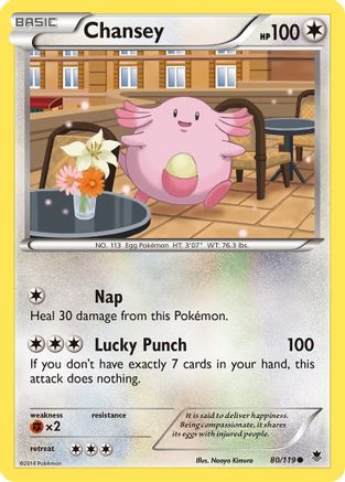 Chansey (80) [XY - Phantom Forces] Reverse Holofoil