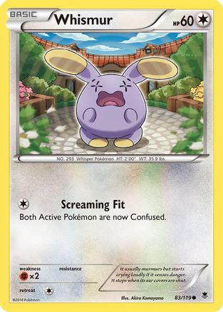 Whismur (83) [XY - Phantom Forces]