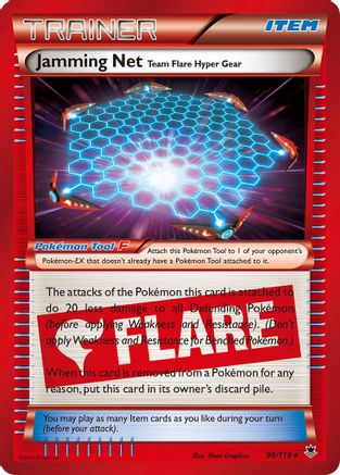 Jamming Net (98) [XY - Phantom Forces] Holofoil